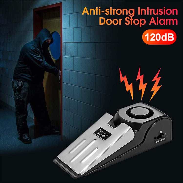 Portable Home Security Door Stop Alarm