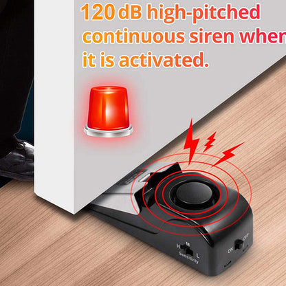 Portable Home Security Door Stop Alarm
